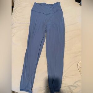 aerie ruffle crossover leggings